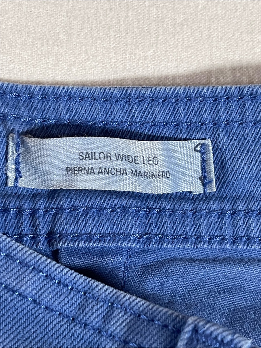 Universal Thread Women’s Wide Leg High Rise Sailor Pants in Royal Blue Size 10 - Picture 5 of 10
